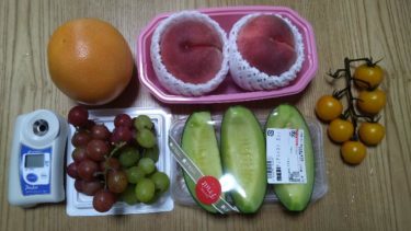 桃・メロン・ぶどうを超えた「果物越え激甘ミニトマト」？！糖度と酸度の比較【検証】