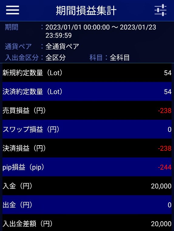 ヒロセ通商 LION FX取引損益